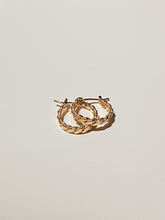 Load image into Gallery viewer, Mila Gold Hoops (14k dipped)
