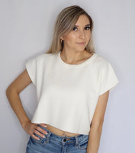 Load image into Gallery viewer, Luna Sleeveless Sweater (White)
