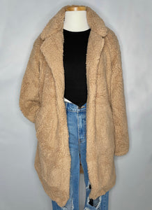 Quinn Teddy Coat (Camel)