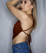 Load image into Gallery viewer, Tori Scarf Top (Brown)
