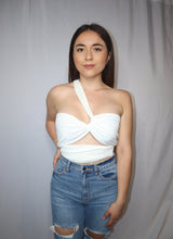 Load image into Gallery viewer, Adilene Halter Top (White)
